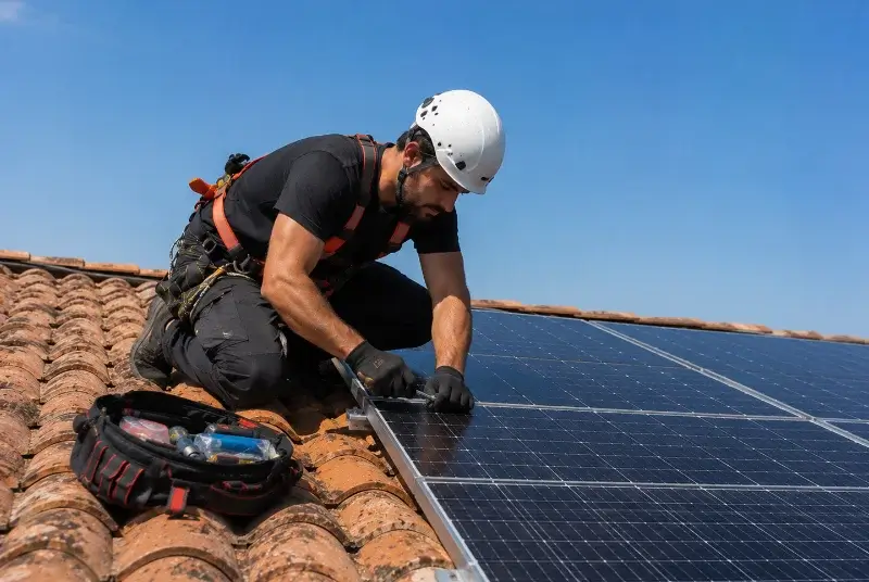 Maintenance et monitoring de panneaux solaires à Varaize